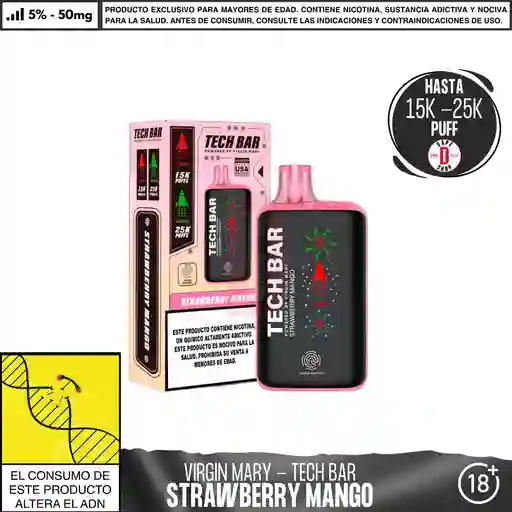 Strawberry Mango - Virgin Mary - Tech Bar 25000 Aspiraciones