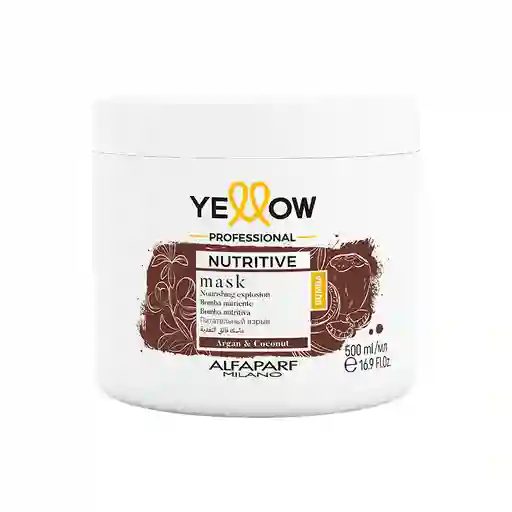 Mascarilla Nutritiva Argan Y Coconut Yellow X500ml