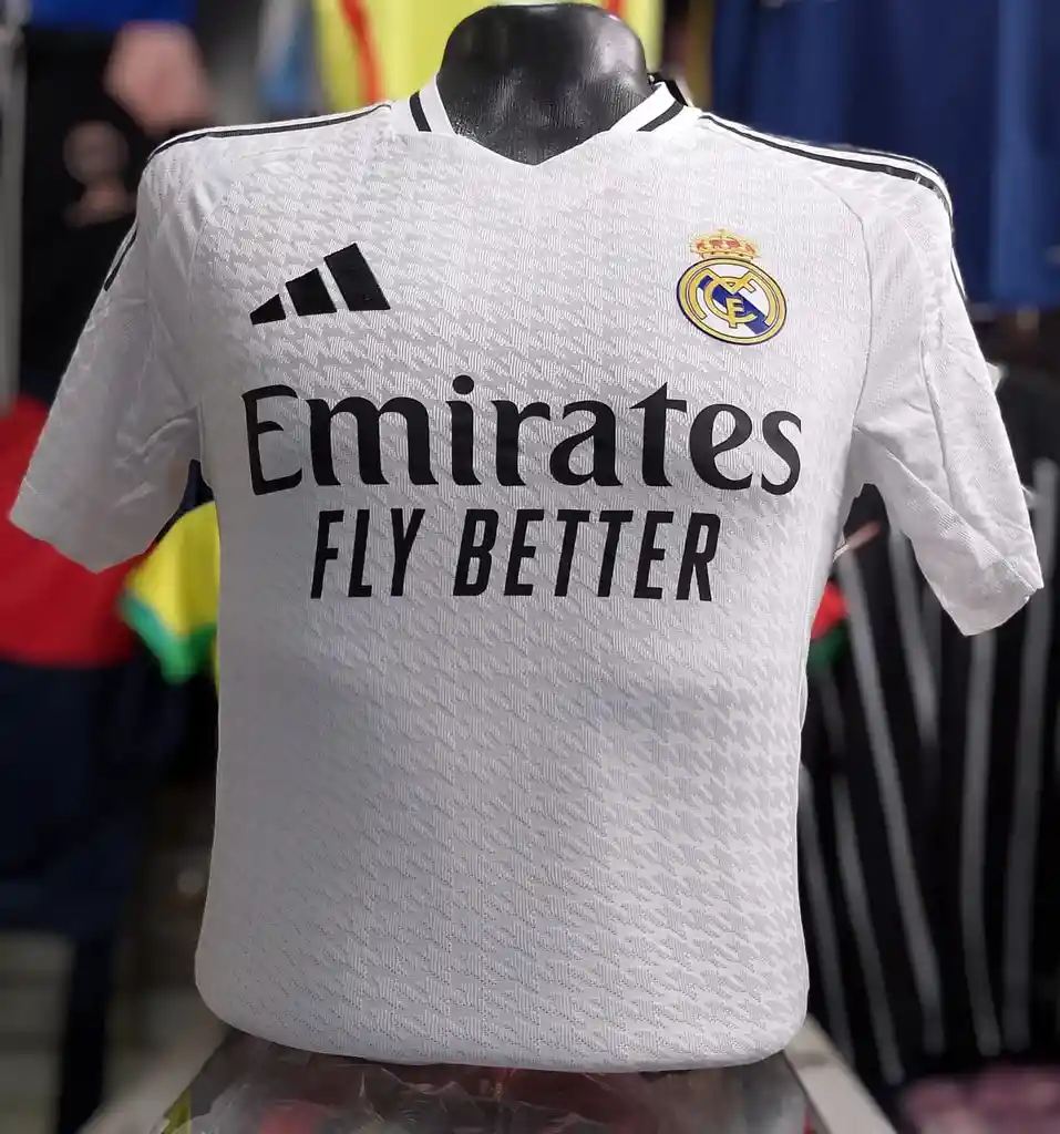 Camiseta Real Madrid Talla: M Fútbol Versión Jugador Soccer Football - Blanco