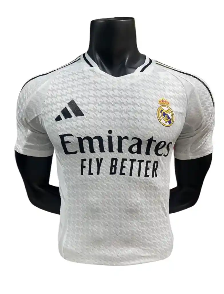 Camiseta Real Madrid Talla: M Fútbol Versión Jugador Soccer Football - Blanco