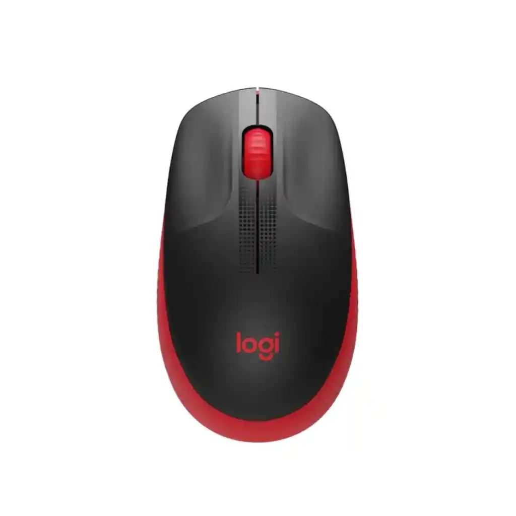 Mouse Inalámbrico Logitech M190 Conexión Usb Rojo