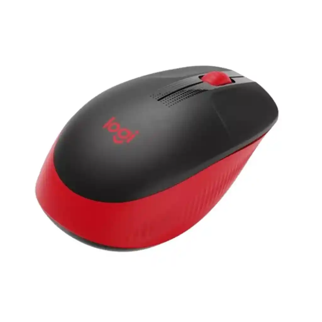 Mouse Inalámbrico Logitech M190 Conexión Usb Rojo