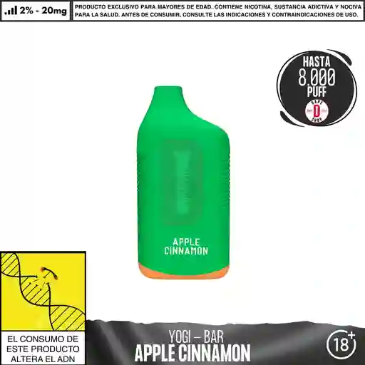 2% Apple Cinammon Granola Bar - Yogi - Bar 8000 Aspiraciones