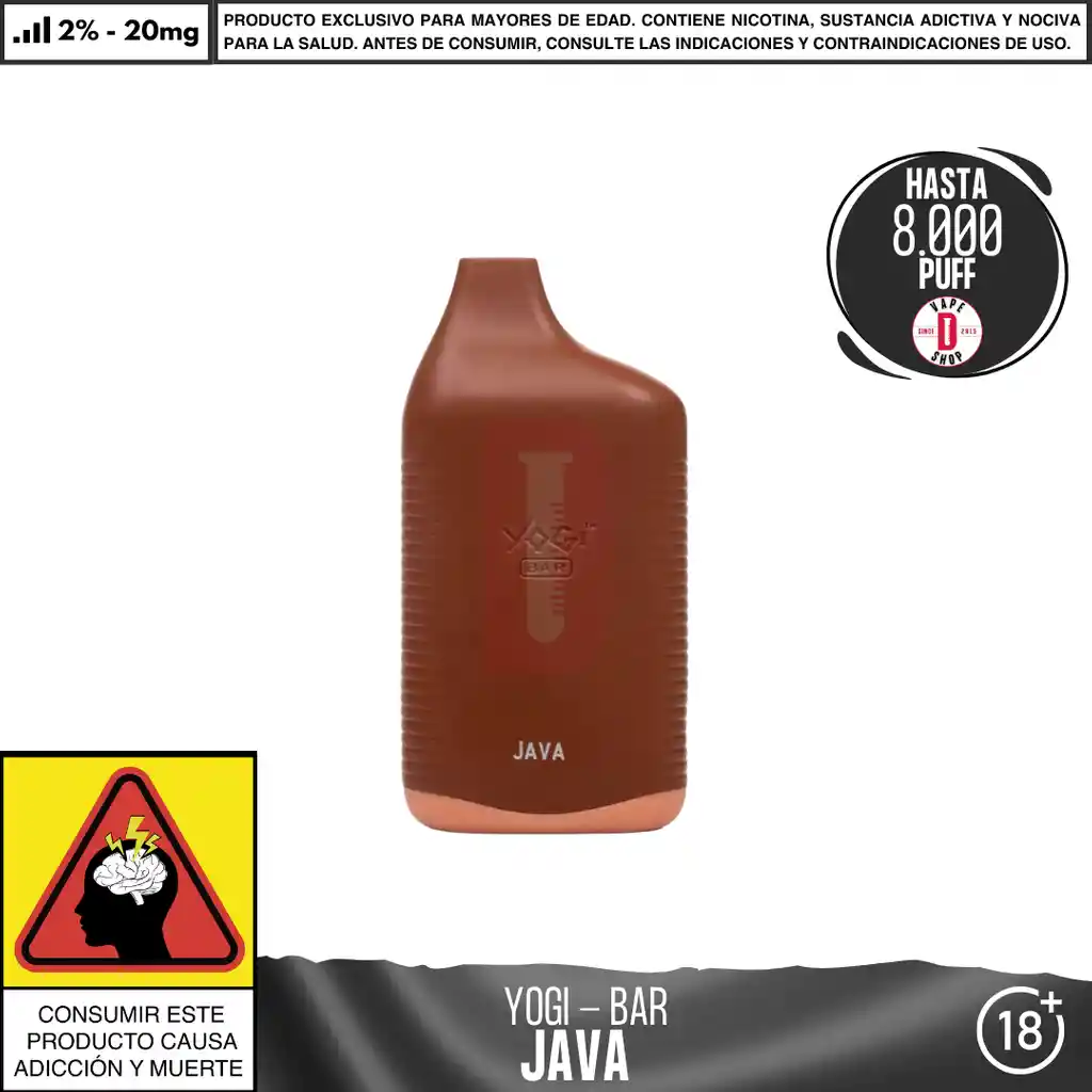 2% Java Granola Bar - Yogi - Bar 8000 Aspiraciones