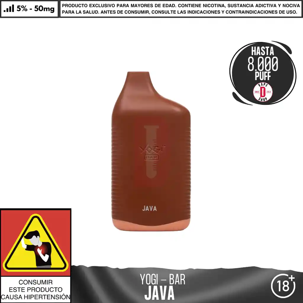 5% Java Granola Bar - Yogi - Bar 8000 Aspiraciones