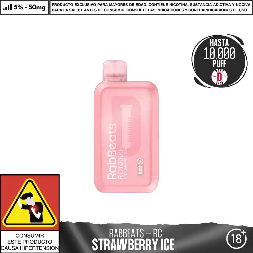 Strawberry Ice - Rabbeats - Rc 10000 Aspiraciones