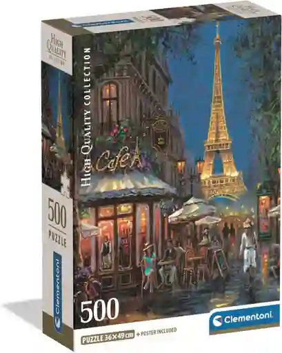 Rompecabezas 500 Piezas París Torre Eiffel Clementoni Adultos