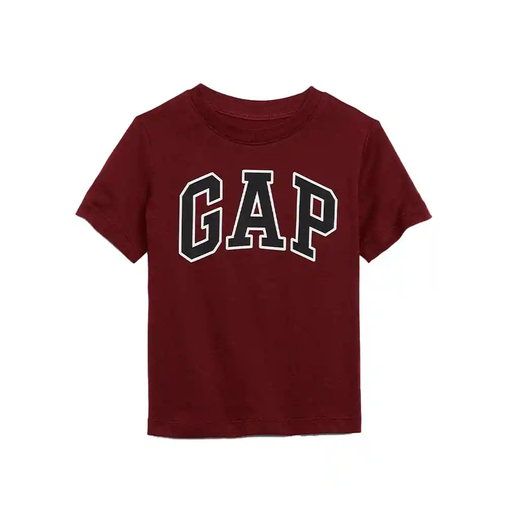 En Liquidacion - Polo Gap Original Para Bebe Color Guinda Talla 4