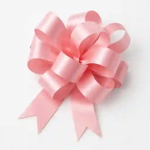 Moño De Cinta Rosado Grande X (15x15cm)