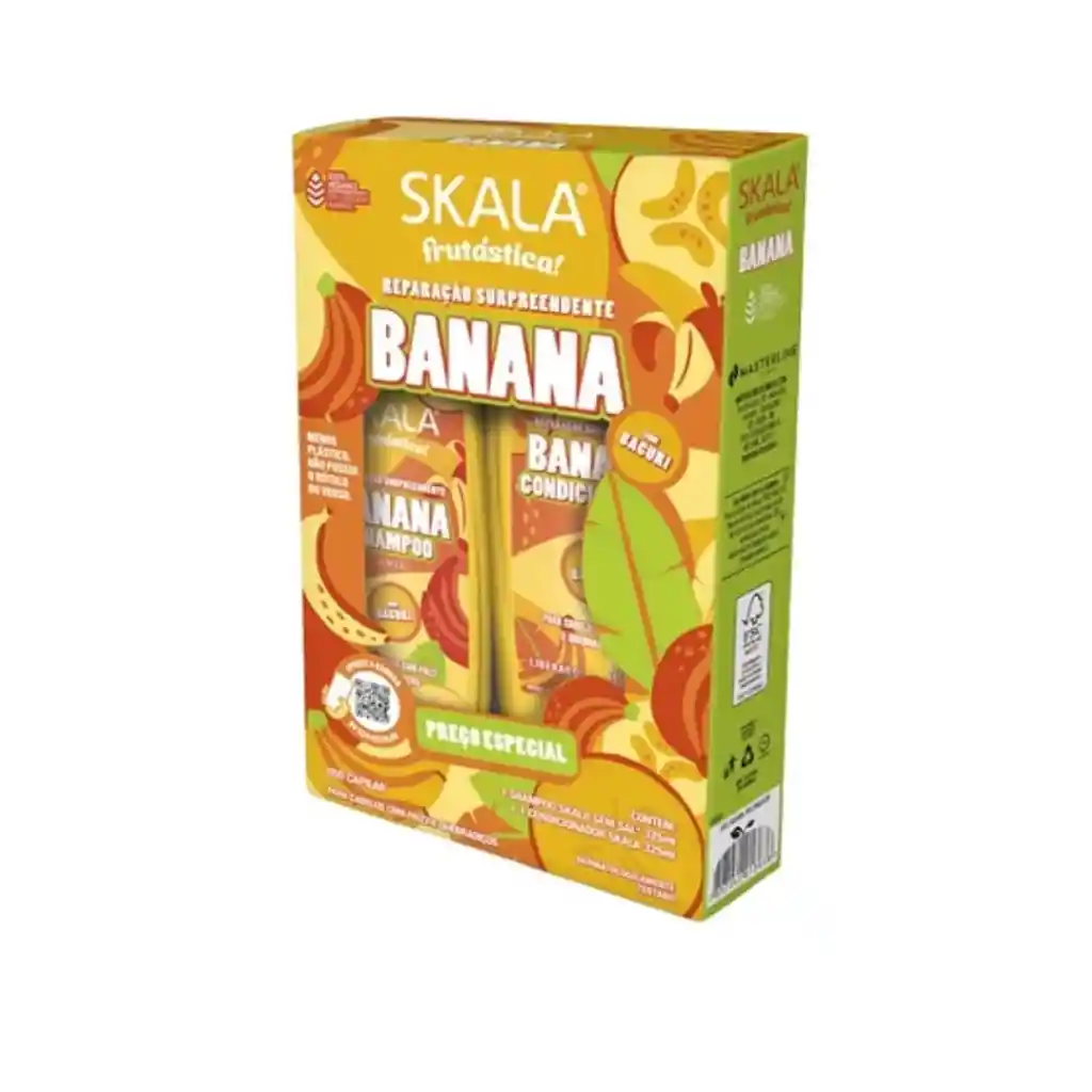 Skala Kit Shampoo Y Acondicionador Banana Frutastica