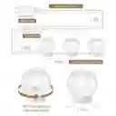 Kit De Luces Led Para Espejo De Tocador Estilo Hollywood – 10 Bombillas Regulables