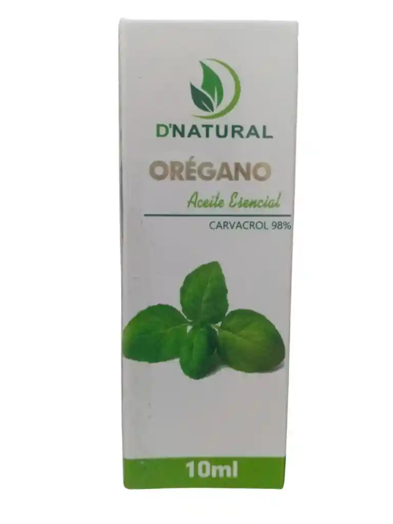 Aceite Esencial De Oregano Carvacrol 98% D'natural