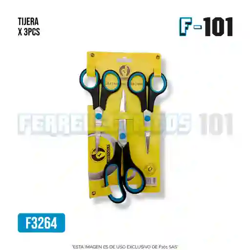 Tijera X 3pcs