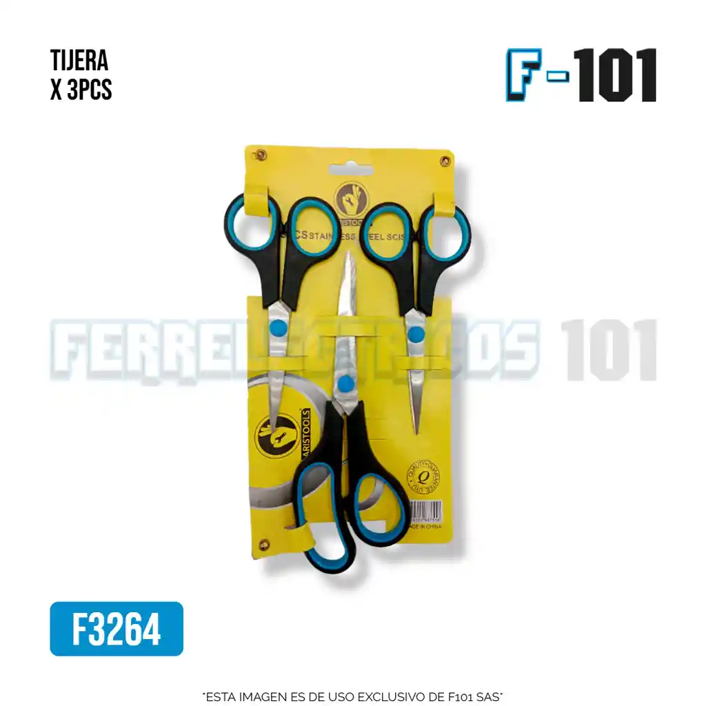Tijera X 3pcs