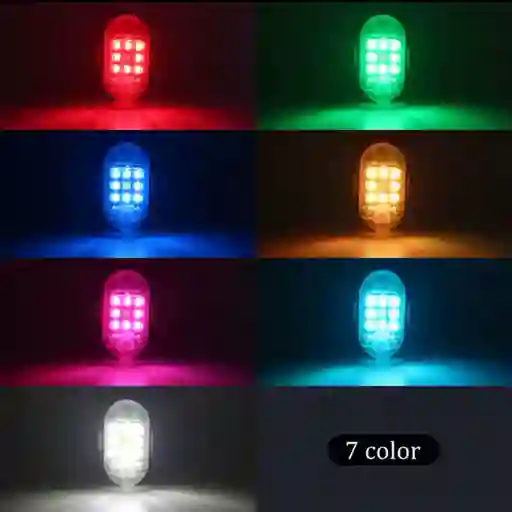Luz Led Anticolisión Advertencia Control Remoto