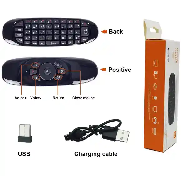 Control Universal Smart Tv Con Teclado