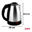 Hervidor Eléctrico 1.8l Acero Inoxidable 110v Negro