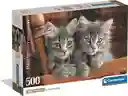 Rompecabezas 500 Piezas Gatitos Adorables Clementoni Adultos