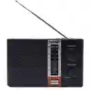 Radio Recargable Con Bluetooth, Lampara Y Linterna Led, Panel Solar Y Reproductor Mp3