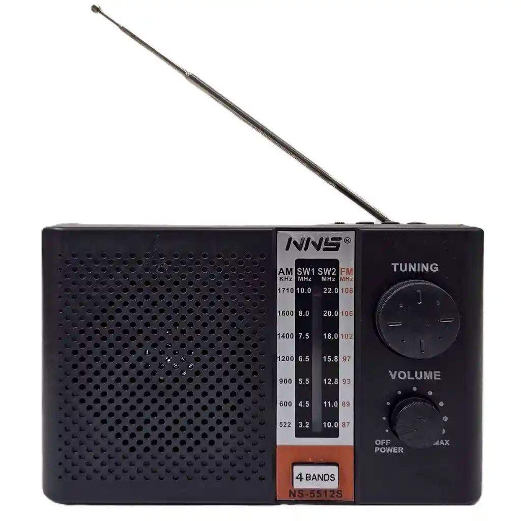 Radio Recargable Con Bluetooth, Lampara Y Linterna Led, Panel Solar Y Reproductor Mp3