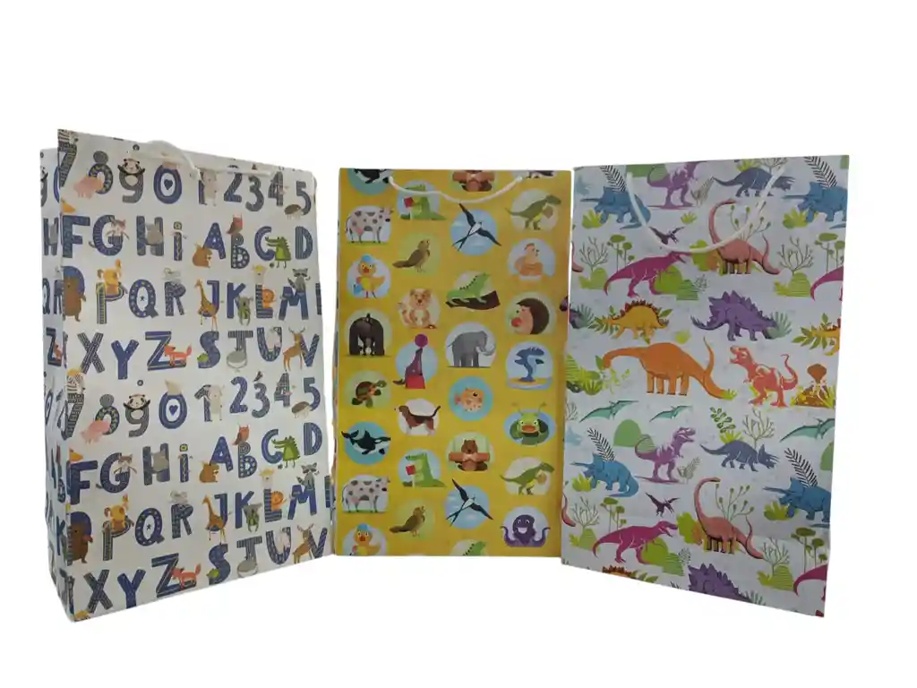 Bolsa Mediana Infantil – Diseños Educativos Y De Animales