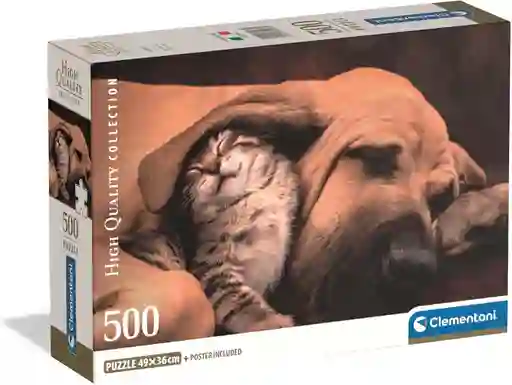 Rompecabezas 500 Piezas Mascotas Adorables Clementoni