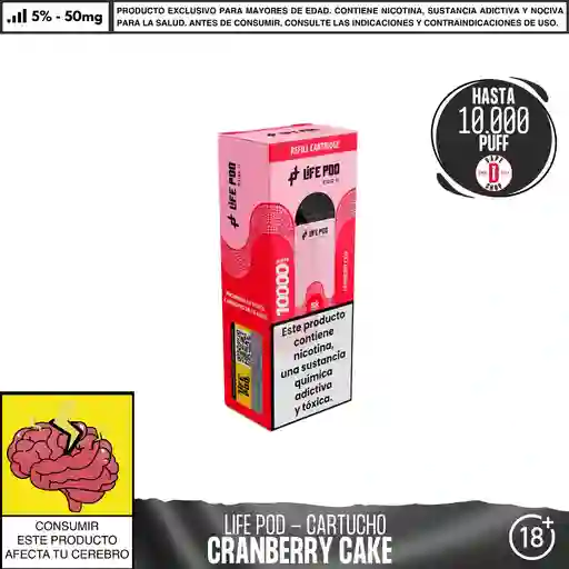 Cranberry Cake - Life Pod - Eco Ii Pod 10.000 Aspiraciones
