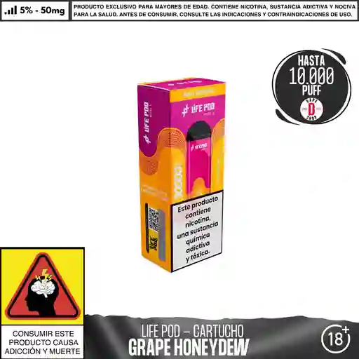 Grape Honeydew - Life Pod - Eco Ii Pod 10.000 Aspiraciones