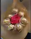 Bouquet Mega Ball Y Rosa De Cinta Roja