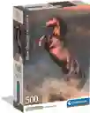 Rompecabezas 500 Piezas Caballo Salvaje Al Galope Clementoni