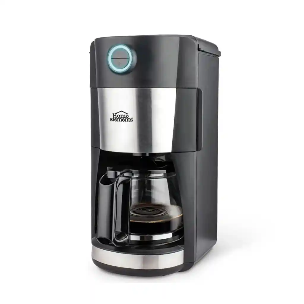 Cafetera Home Elements He-cm1419n Con Moledor Negro 12 Tazas