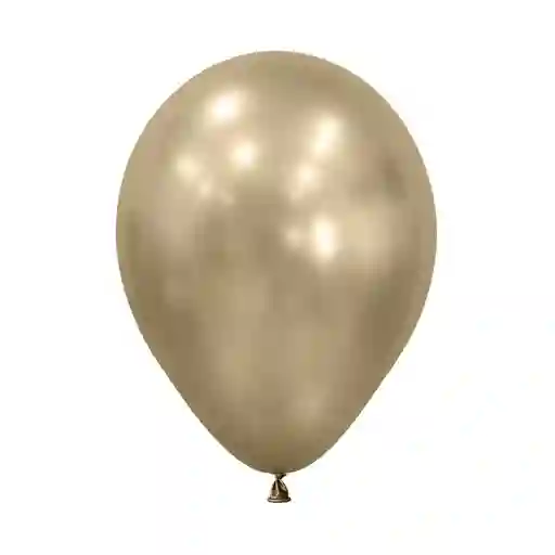 Bombas Globos R12 Silk Dorada Paquete X 5