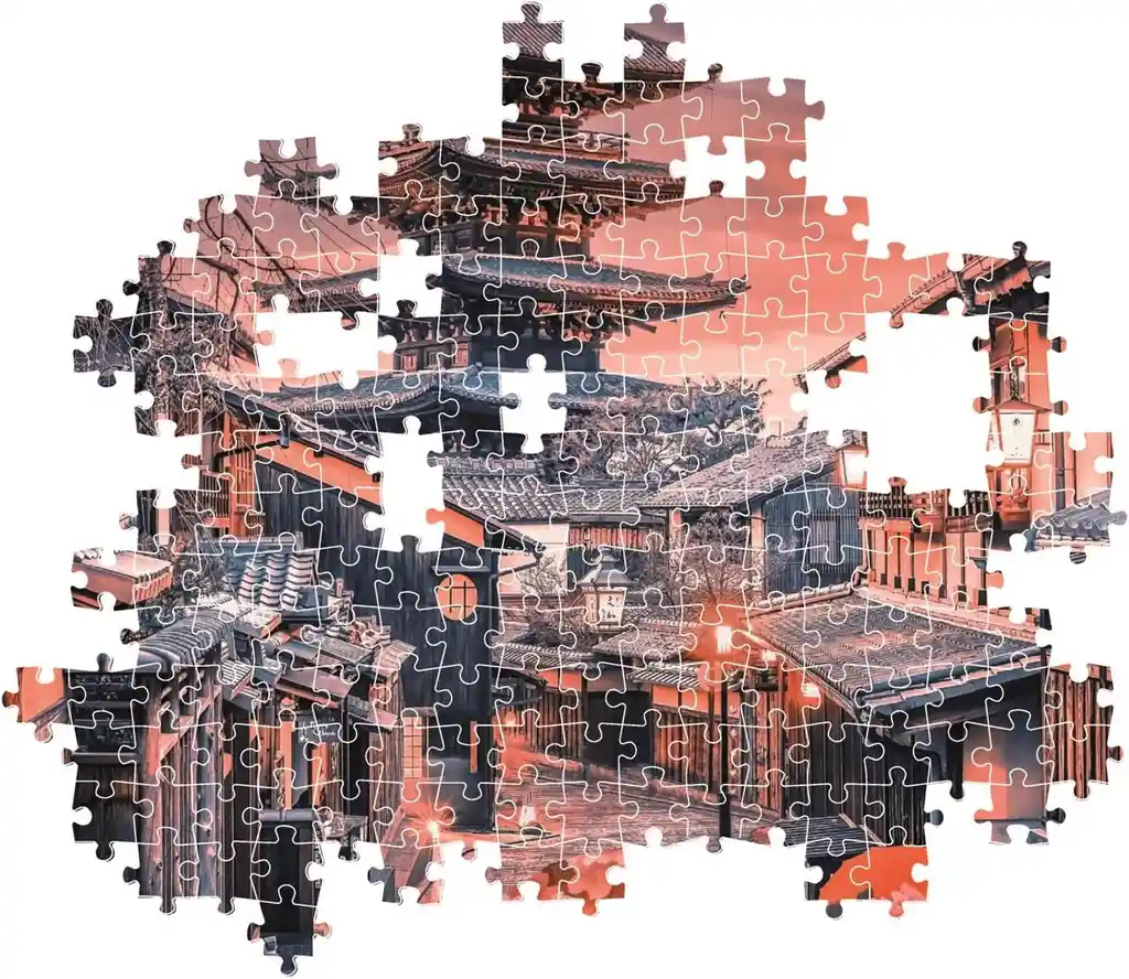 Rompecabezas 500 Piezas Calles De Kioto Japón Clementoni