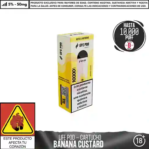 Banana Custard - Life Pod - Eco Ii Pod 10.000 Aspiraciones