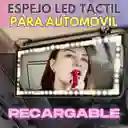 Espejo Luz Led Parasol Para Carro Tocador Recargable Usb