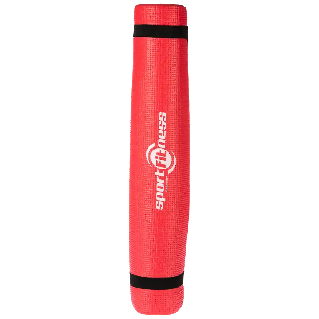 Colchoneta Para Yoga (pvc) (roja) Sportfitness