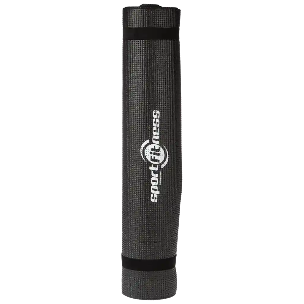 Colchoneta Para Yoga (pvc) (negra) Sportfitness