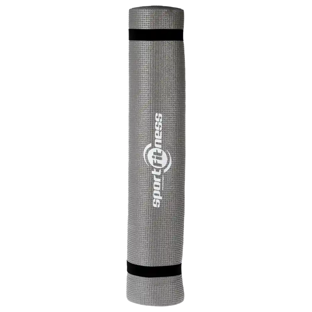 Colchoneta Para Yoga (pvc) (gris) 5mm Sportfitness