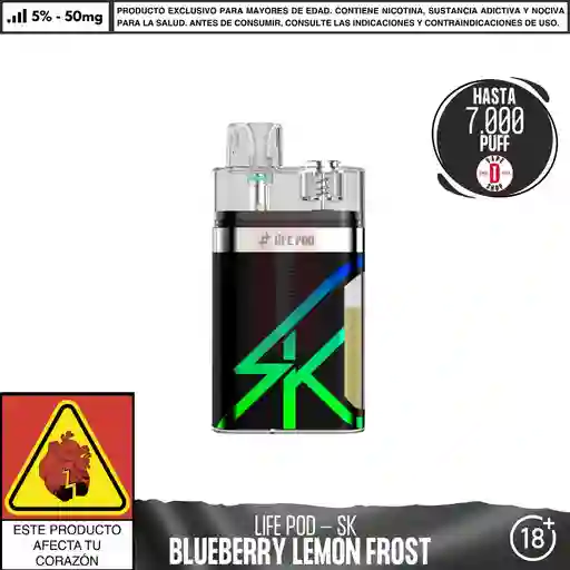 Blueberry Lemon Frost - Life Pod - Eco Sk 7000 Aspiraciones