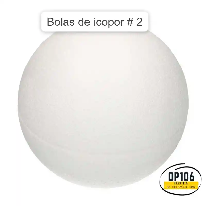 Bolas De Icopor # 2 X 5 Und