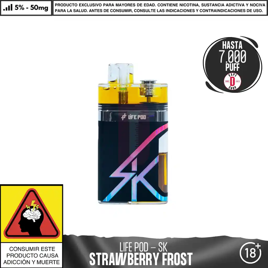 Strawberry Frost - Life Pod - Eco Sk 7.000 Aspiraciones