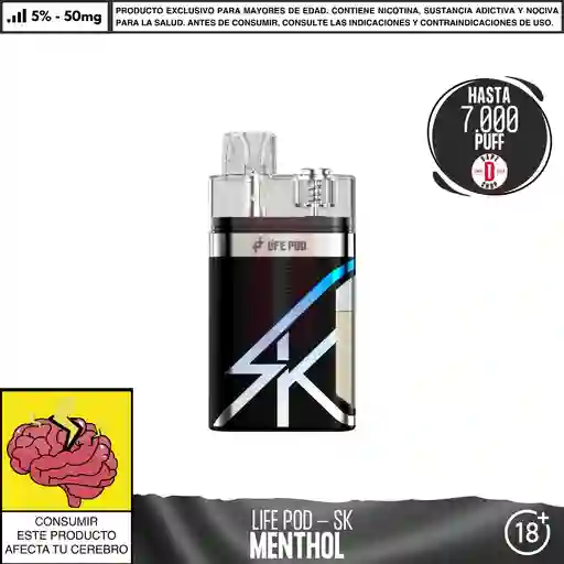 Menthol - Life Pod - Eco Sk 7.000 Aspiraciones