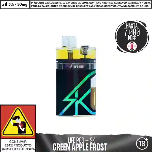 Green Apple Frost - Life Pod - Eco Sk 7.000 Aspiraciones