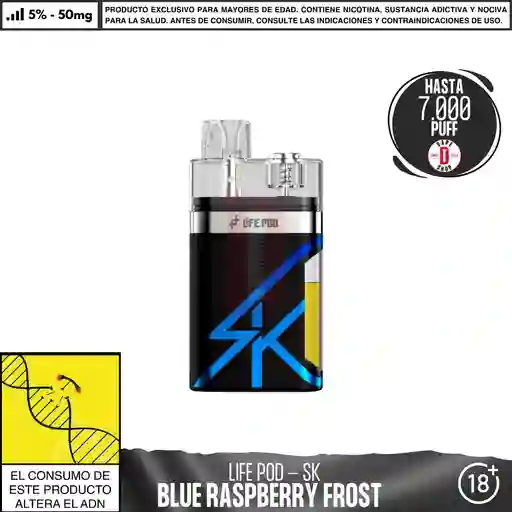 Blue Rapsberry Frost - Life Pod - Eco Sk 7.000 Aspiraciones
