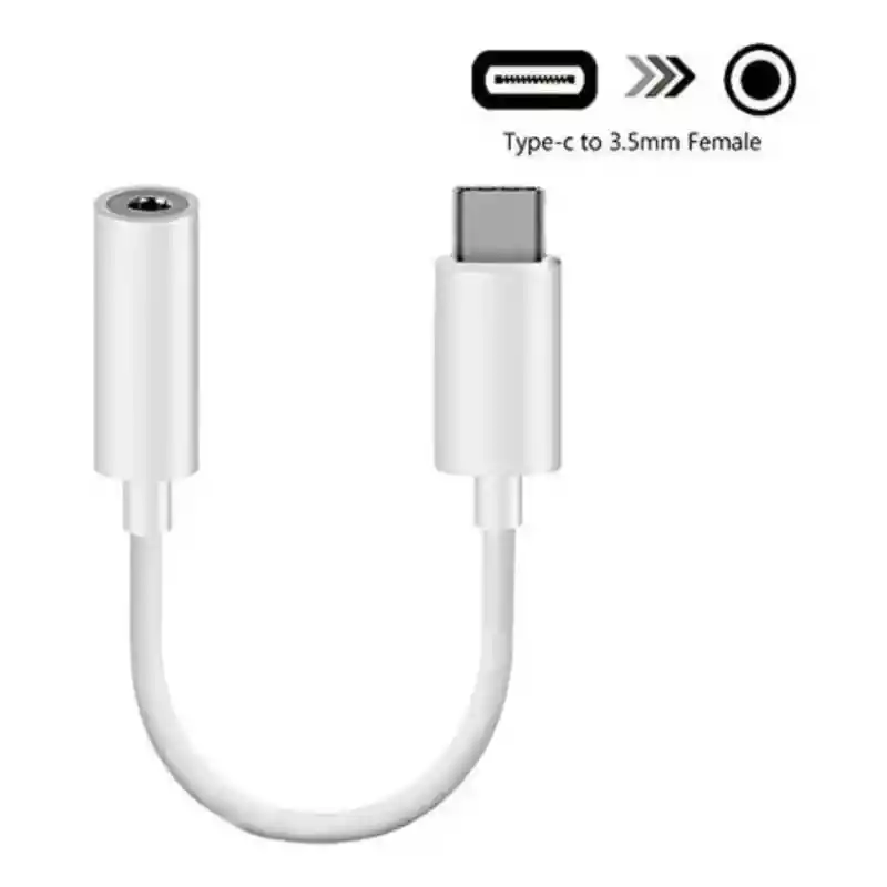 Adaptador Convertidor Tipo C A Plug Jack 3.5mm