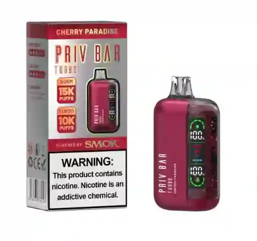 Priv Bar Turbo 15.000puff - Cherry Paradaise