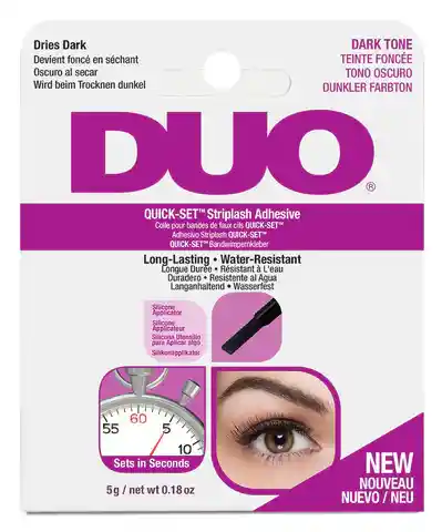 Duo Pegante Para Pestañas Tono Dark 5g Ref Morada