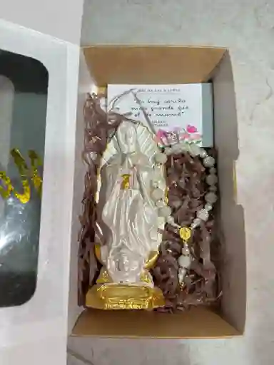 Caja Bendita Para Mamá — Virgen, Decenario Y Mensaje De Amor
