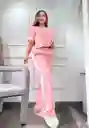 	 Conjunto Deportivo En Tela Burda Talla Unica - Rosa / Talla Única