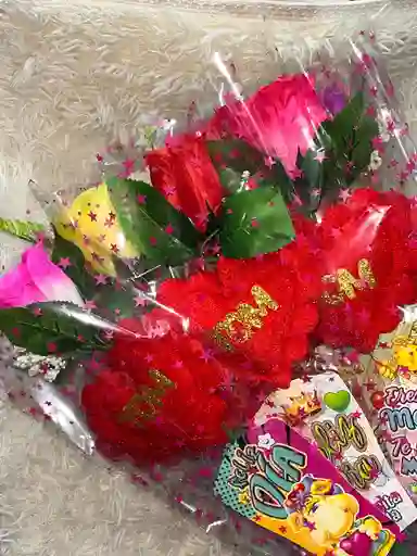 Flor De Colores Artificiales Para El Dia De La Madre